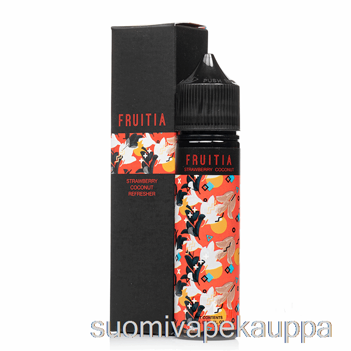 Vape Nesteet Mansikka Kookosvirkistys - Fruitia - 60ml 0mg